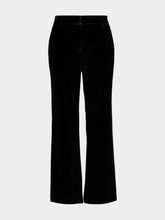 La DoubleJ Black Cotton Straight-Fit Trousers