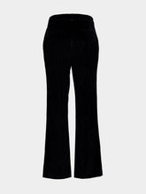 La DoubleJ Black Cotton Straight-Fit Trousers