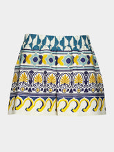 La DoubleJ Casareale Cream Poplin Shorts