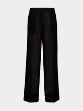 Black Cotton Loose Fit Trousers | PDP - Fashion Clinic