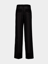 Black Cotton Loose Fit Trousers | PDP - Fashion Clinic