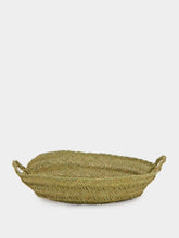 Madam Stoltz Low Grass Basket with Handles