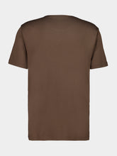 Lemaire Carob Ribbed Jersey Scoop-Neck T-Shirt