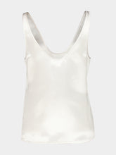 Tom Ford Off-White Silk Scoop Neck Tank Top