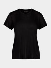 Tom Ford Black Silk Rib Jersey T-Shirt
