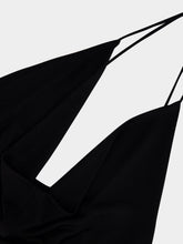 Tom Ford Black Jersey Halterneck Tank Top