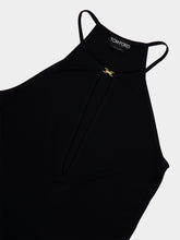 Tom Ford Black Crepe Jersey Halterneck Top