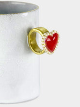 Astier de Villatte Heart Ring Cup