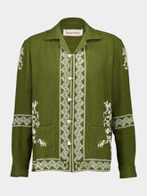 Baziszt Tulum Green Khaki Shirt