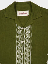 Baziszt Tulum Green Khaki Shirt