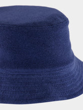 Fedeli Navy Terry Cloth Cloche Cap