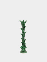 Jean Roger Emerald Green Tulipe Large Ceramic Candle Holder
