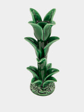 Jean Roger Emerald Green Tulip Small Candle Holder