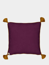 Paula Living Onyx Embroidered Burgundy Cushion