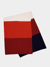 Paula Living Cashmere Striped Red Throw