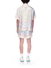 Crayon Vase Silk Twill Cuban Collar Shirt | PDP - Fashion Clinic