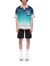 Casablanca La Déesse Du Stade Silk Satin Shirt