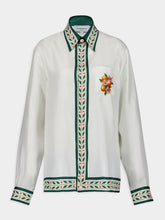 Casablanca Citrus Blossom Silk Shirt