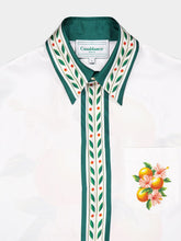 Casablanca Citrus Blossom Silk Shirt