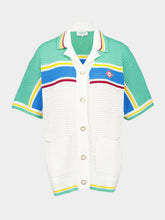 Casablanca Crochet Tennis Shirt