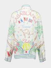 Casablanca Crayon Tennis Club Silk Shirt