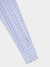 Prada Sky Blue and White Striped Cotton Shirt