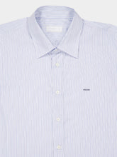 Prada Sky Blue Cotton Shirt with Pearl Buttons