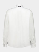 Prada White Loose Fit Linen Shirt