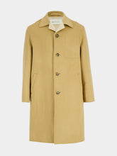 Ami Paris Beige Mast Wool Car Coat
