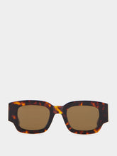 Ami Paris Tortoise Shell Square-Frame Sunglasses