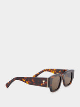 Ami Paris Tortoise Shell Square-Frame Sunglasses