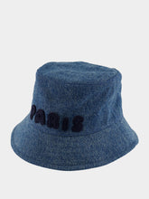 Ami Paris Blue Patch Bucket Hat