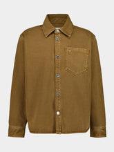 Ami Paris Hazelnut Brown Ami de Coeur Cotton Overshirt