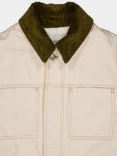 Ami Paris Off-White Padded Worker Jacket