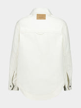 Ami Paris White Cotton Worker Buttoned Jacket
