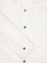 Ami Paris White Cotton Worker Buttoned Jacket