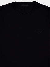 Prada Black Short-Sleeved Cotton Pullover