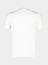 Prada White Short-Sleeve Crew Neck Cotton Pullover
