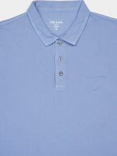 Prada Blue Short Sleeve Polo Shirt