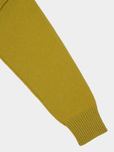 Ami Paris Havana Mustard Wool Ami de Coeur Cardigan