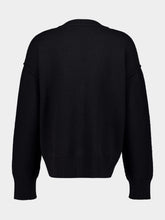 Ami Paris Black Ami de Coeur Wool Cardigan