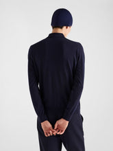 Prada Blue Superfine Wool Polo Shirt