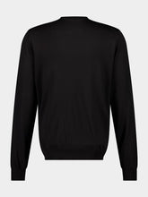 Prada Black Silk Crew-Neck Sweater