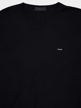 Prada Black Superfine Wool Crewneck Pullover