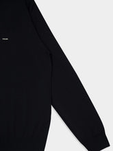 Prada Black Superfine Wool Crewneck Pullover