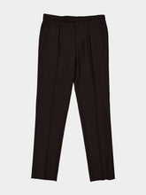Prada Ebony Slim Wool Trousers