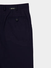 Prada Navy Classic Fit Wool Trousers