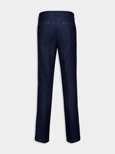 Prada Navy Blue Linen Pants