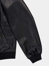 Prada Black Nappa Leather Bomber Jacket