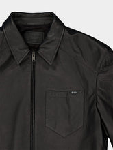 Prada Black Nappa Leather Zip Jacket